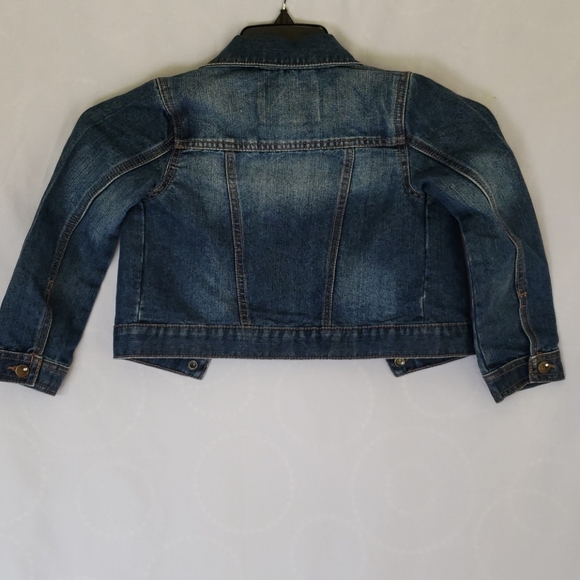 Thoughskins girls jean jacket size med distressed - Picture 3 of 3